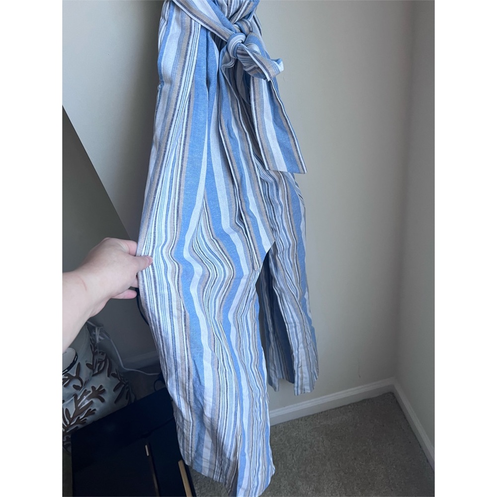 Altar’d state striped jumpsuit